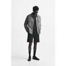 독일 자라 ZARA 베이직 조거 버뮤다 반바지 - 블랙 103615