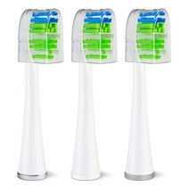Waterpik Sensonic Replacement Contour Brush Heads 3 Toothbrush Heads White STWB-3WW-B