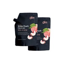 오트리푸드 화이트피치 청크잼 1kg 2개세트