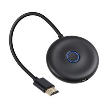 4K 미라캐스트 동글 스마트폰 무선 미러링 동글이 일체형 HDMI 넷플릭스 티비연결 티빙 유튜브 연결 EC600, 1개