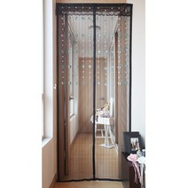 다샵 현관 방문 모기장 베이직 블랙 90x210, 선택완료