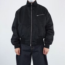 하이넥 오버핏 MA1 벌룬 항공점퍼 블루종 마원 봄버자켓