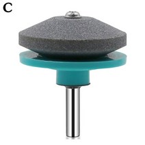 전동칼갈이 숯돌 50MM 잔디 깎는 샤프너 블레이드 범용 그라인딩 로터리 드릴 컷, 03 Turquoise blue