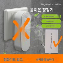 가정용 음이온 공기청정기 포름알데히드 제거 연기 냄새 정화 공기 탈취, 색깔1, 예비 [절묘한 포장 상자]