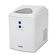 국산 가정용 미니 제빙기 아이스웰 프리스 캠핑 업소용 얼음 제조기 아이스메이커 15kg 스텐레스 제빙봉, 화이트 (자동급수 + 담수형)