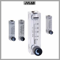 유량계 알람벨브 수도 계량기 PMMA Gas Flowmeter Air Flow Meter 1/4" BSP Female Square Panel Type, 05 0.5-5LPM