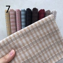 리버티원단 수입원단 새로운 DIY 일본 작은 천 그룹 원사 염색 직물 수제 패치 워크 퀼트 스트라이프 도, 07 vivi1295_01 50x70cm