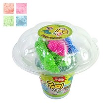 PGM1*^몰미니 모래놀이-아기 공룡(몰드6종 포함) 샌드아트 촉가발달 장난감 촉각 촉감^*1췤pgm, *^^옵션*^3. 연두