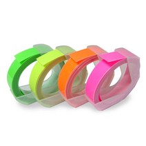 하나제이 모텍스 엠보싱 테이프 형광 또각이 리필, 형광 연두