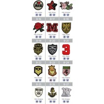 [CL]러브옥스 와펜 자수와펜 와펜패치 자수패치 B, B-12