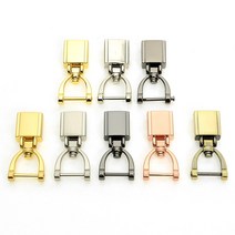 자물쇠 키고리 장식 열쇠고리 키링 키홀더 가죽공예 부자재, 골드사틴