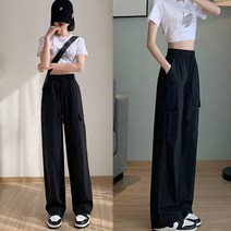 [당일출고] 수엠W 시원한 일자핏 밴딩 S218 여름카고팬츠