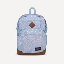JanSport 잔스포츠 스웨이드 캠퍼스 백팩 블루 패치워크 노트북 가방