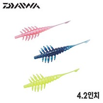 다이와 에빙스틱 4.2인치 루어웜 부시리 바다낚시, 챠트옐로우-147804
