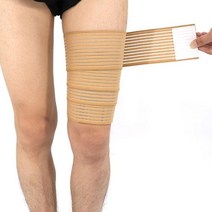 헬스사이클조절식 나일론 레그 워머 개 허벅지 슬리브 자전거 송아지 탄성 붕대 압축 레깅스 코요코 전문, 01 Brown_06 180cm Thigh