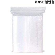 지퍼백 10X15cm 100매 PE 두꺼운 비닐팩 0.05T