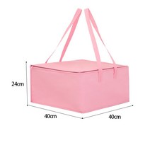 피자배달박스 7인치 단열 상자 식품 디저트 일회용, 12인치+핑크+최소구매량5개이상