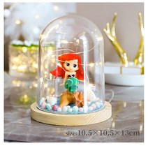 미니 투명 돔 아크릴 인형 피규어 디스플레이 진열 케이스 장식장 보관함 DIY