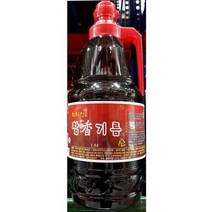 와이딜 기름 치악산 B 1.8L 조미 식당용 참기름 참향기름, 1