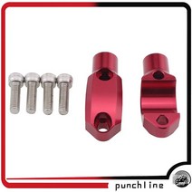 몽키125 슈퍼커브마차휠 존테스350D 브레이크 클러치 마스터 실린더 미러 클램프 마운트 브래킷 NC700S/X NC 750S/X MSX 125 그롬/몽키 CBF600 CBR60, 12.빨간