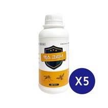 맥스크리너 500ml 축사내 살충제 (모기 진드기 파리) 등 강력살충, 5개