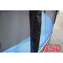 GSD Trampoline Safety Net Grid Replacement 6/8/10/12/13/14/15/16ft 용 PE trampoline 안전망, [07] 14ft 8rod
