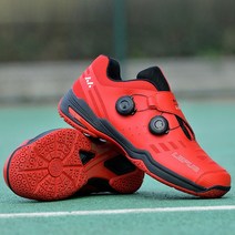 테니스연습기 전문 배드민턴 신발 테니스 스포츠 배구 더블 회전 버클 자동 레이스 탁구 훈련, 02 L013red_04 39