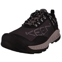 KEEN 남성용 Nxis EVO 방수 하이킹 슈즈 블랙/킨 옐로우.