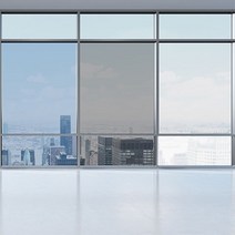 밖에서 안보이는 유리 필름 1m x 5m, 오션블루, 1개