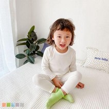 심플 컬러플 유아 실내복 세트(90-130) 204268, t티/A^^,. 본상품선택