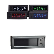 [피트인] DIY용 디지털 시계 볼트메타 차량용 온도 3in1 자동차, 매립형3in1(화이트)