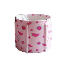 성인 접이식 욕조 휴대용 이동식 욕조 간이 사우나 월풀 가정용 사우나 미니 반신욕 foldable bathtub, 워터멜론