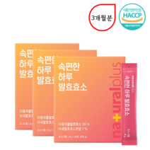 곡물 발효효소 4gx30포x3Box 3개월분 - 치커리 귀리 식이섬유 유산균, 3개, 30포