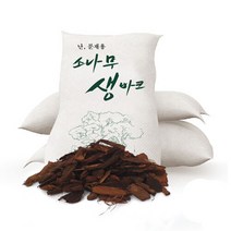 마이플랜트 [마이플랜트]소나무 바크 40L (찐바크) 숙성바크 조경 난석 멀칭재 배양토 토양개량 대용량 분갈이흙, 대립2호(3~6cm)