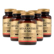 솔가 [5개 SET] 아스타잔틴 10mg 30정 (소프트젤) Solgar Astaxantine 30 Sgels, 1개