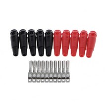 10 PCS 32A 4mm 바나나 플러그 고전류 절연 겹쳐진 스택 가능 커넥터 솔더링 타입, 한개옵션0