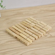 미니 나무집게 우드 사진걸이 메모걸이 20P DD-10956, 본상품