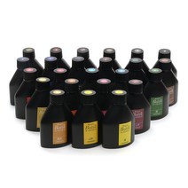가죽공예 가죽 염색 로파스 바틱 수성 염료 100ml 세이와, 5개 추가, 스몰 사이즈 20개 추가, 흑갈색