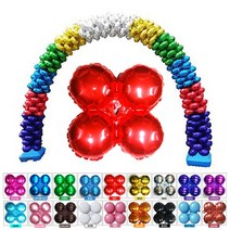 은박아치(10장) 입구장식 튜브아치 풍선아치 은박가랜드 오픈 행사 매장꾸미기 광고 홍보, 색상_라이트핑크(10장)