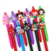 잘써지는 다꾸펜 필기감좋은 캐릭터 볼펜 200종, 180.그린/왕눈이개구리