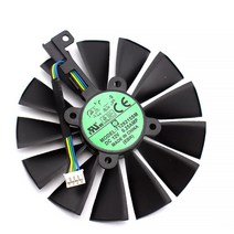 ASUS STRIX RX 470 580 570 GTX 1050Ti 1070Ti 1080Ti 용 T129215SM 95mm 쿨러 팬 게임용 비디오 카드 냉각 팬, 01 A fan