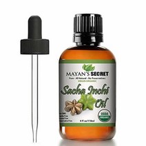Mayans Secret Sacha Inchi 오일 - USDA 인증 유기농 오메가-3-6-9