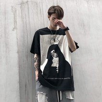 테크웨어 해골 박재범 메탈리카 힙합옷 너바나 30대 치카노 에미넴 힙합 반팔 티셔츠 방송댄스복