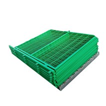 메쉬 휀스 대문 울타리 철조망 게이트 출입문 펜스문, 1.5m x 1.8m (단일개구부/임베디드컬럼)