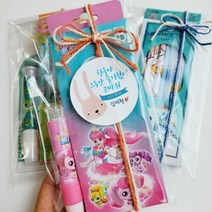 캐치티니핑 포켓몬스터 영유답례품 영어유치원 생일선물 학용품 구디백 어린이집 유치원 수료 졸업 선물, 캐치티니핑5본
