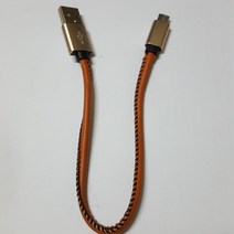 재영샵 보조배터리용 가죽 숏케이블 30cm C타입 8핀호환 5핀, 1개, 애플8핀호환-브라운