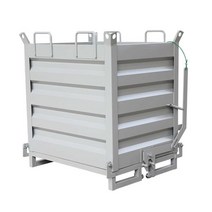 지게차 철제 대형 박스 폐기물 상자 산업용 작업장, W1000xD800xH1190MM 파란색
