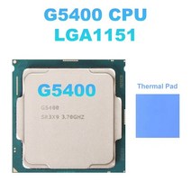 펜티엄 G5400 CPU 프로세서 열 패드 B250 B250C 마이닝 마더보드용 LGA 1151 3.7Ghz 4MB 듀얼 코어 14Nm, 단일옵션
