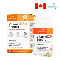 파마젠 비타민D3 5000IU 310mg 100캡슐(31g), 1개, 90캡슐/27g/300mg