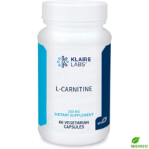 Klaire Labs L-카르니틴 250mg 저자극성 60캡슐